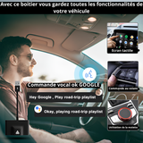 Les fonctionalité de l'adaptateur  Carplay sans fil